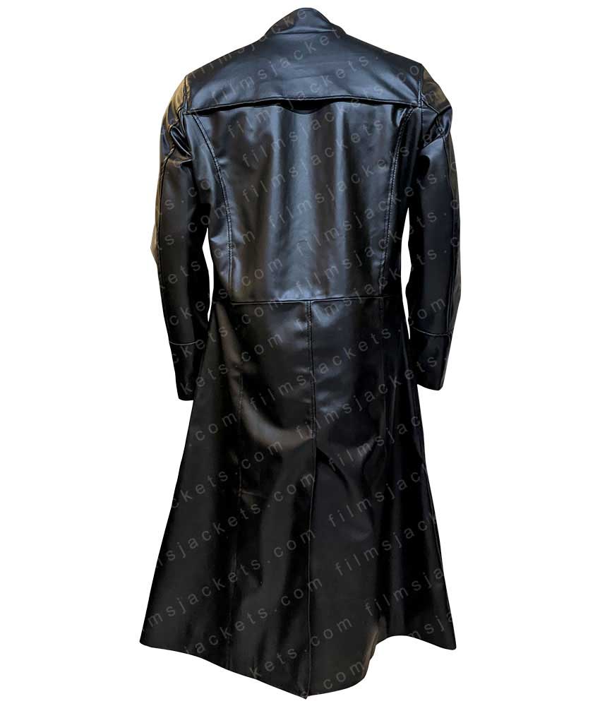 neo matrix leather coat
